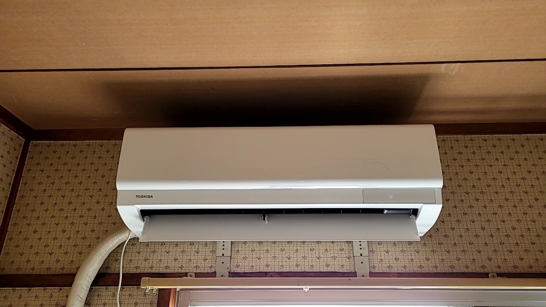 大治町ネット購入品エアコン取り換え工事